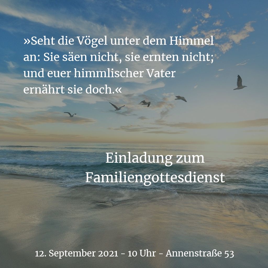 Einladung zum Gottesdienst